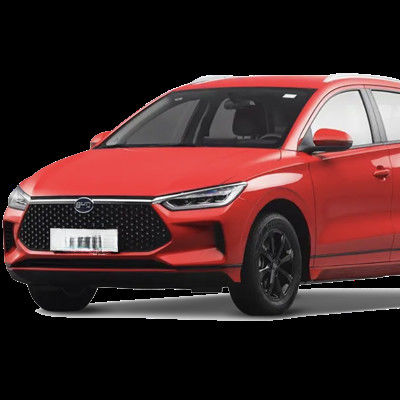 Red E2 Small BYD Sedan EV Four Wheel Drive Electric Cars 5 Seater
